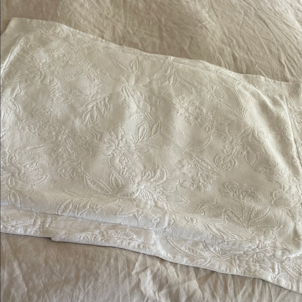 Lands End Matelasse Standard Pillow Sham